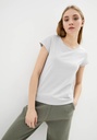 T-shirt with round collar