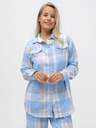 Plaid pajama shirt